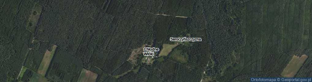 Zdjęcie satelitarne Chłodne Włóki ul.